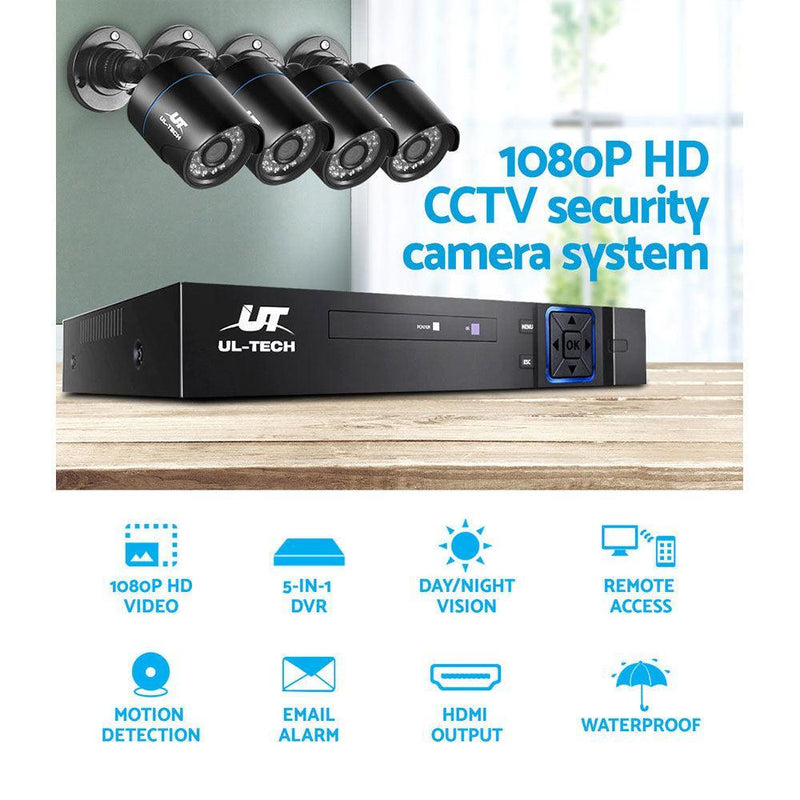 UL Tech 1080P 8 Channel HDMI CCTV Security Camera - John Cootes