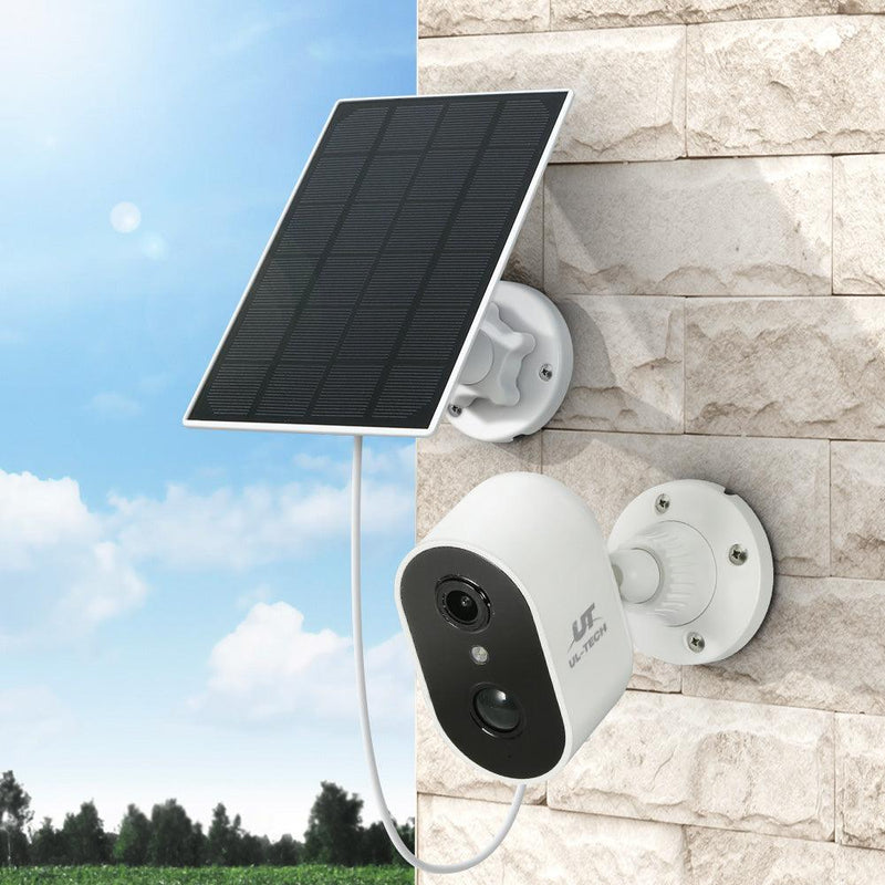 UL-tech 1080P Wireless Security IP Camera Rechargeable Outdoor CCTV Solar Panel - John Cootes