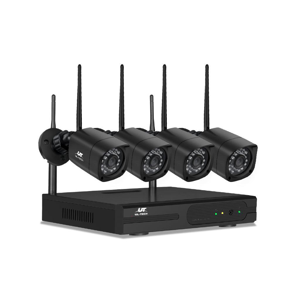 UL-TECH 3MP 8CH NVR Wireless 4 Security Cameras Set - John Cootes