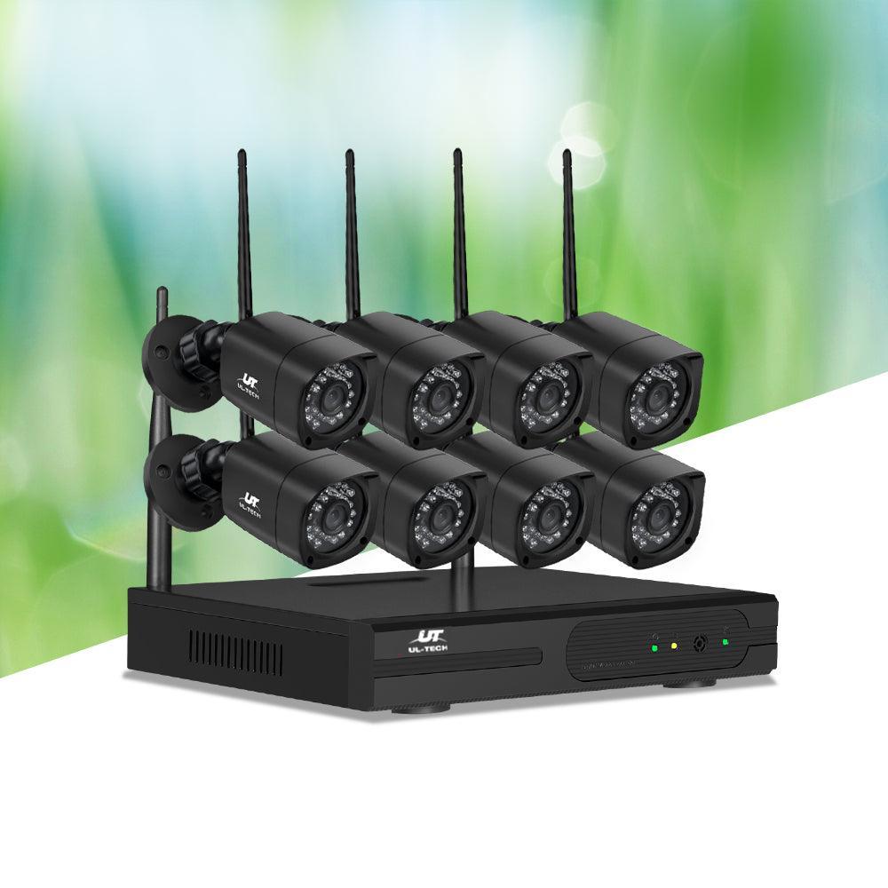 UL-TECH 3MP 8CH NVR Wireless 8 Security Cameras Set - John Cootes