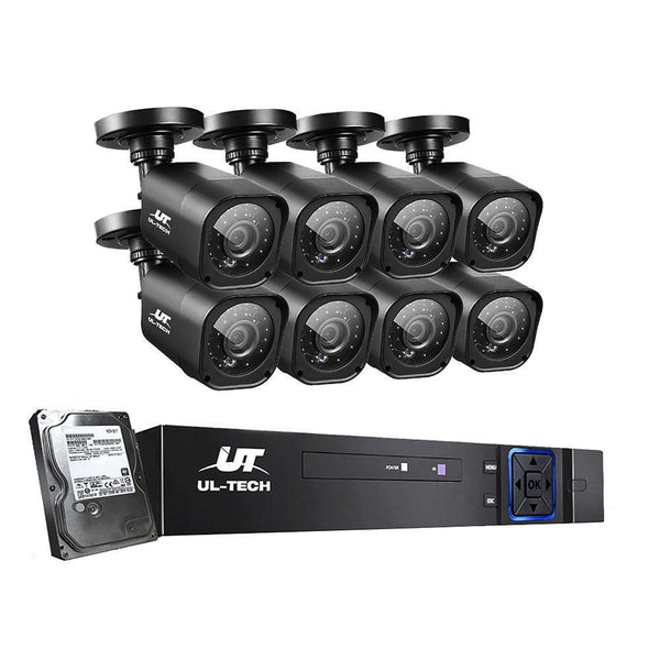 UL-tech CCTV Camera Home Security System 8CH DVR 1080P 1TB Hard Drive Outdoor - John Cootes