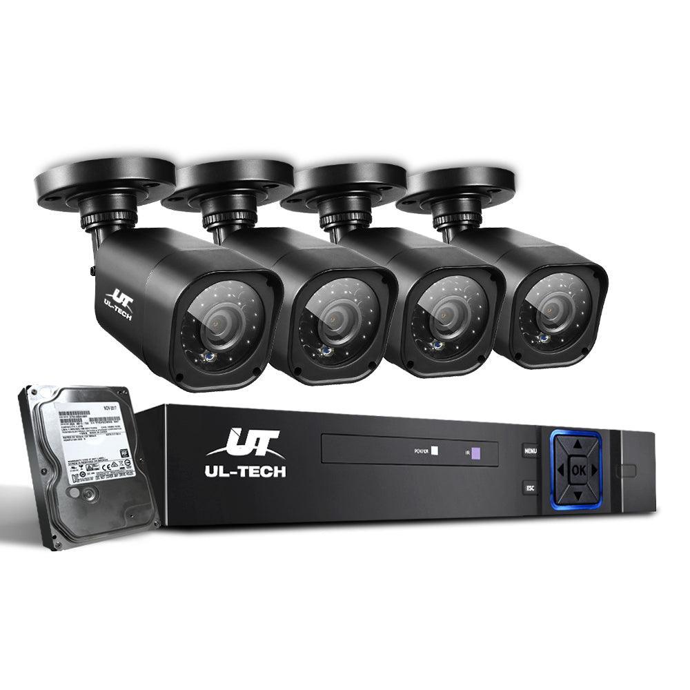 UL-Tech CCTV Security System 2TB 4CH DVR 1080P 4 Camera Sets - John Cootes