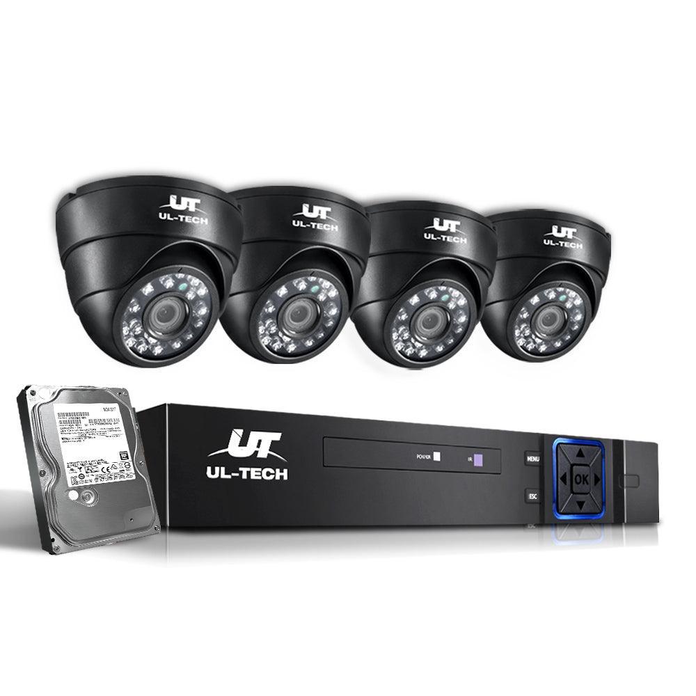 UL-Tech CCTV Security System 2TB 4CH DVR 1080P 4 Camera Sets - John Cootes