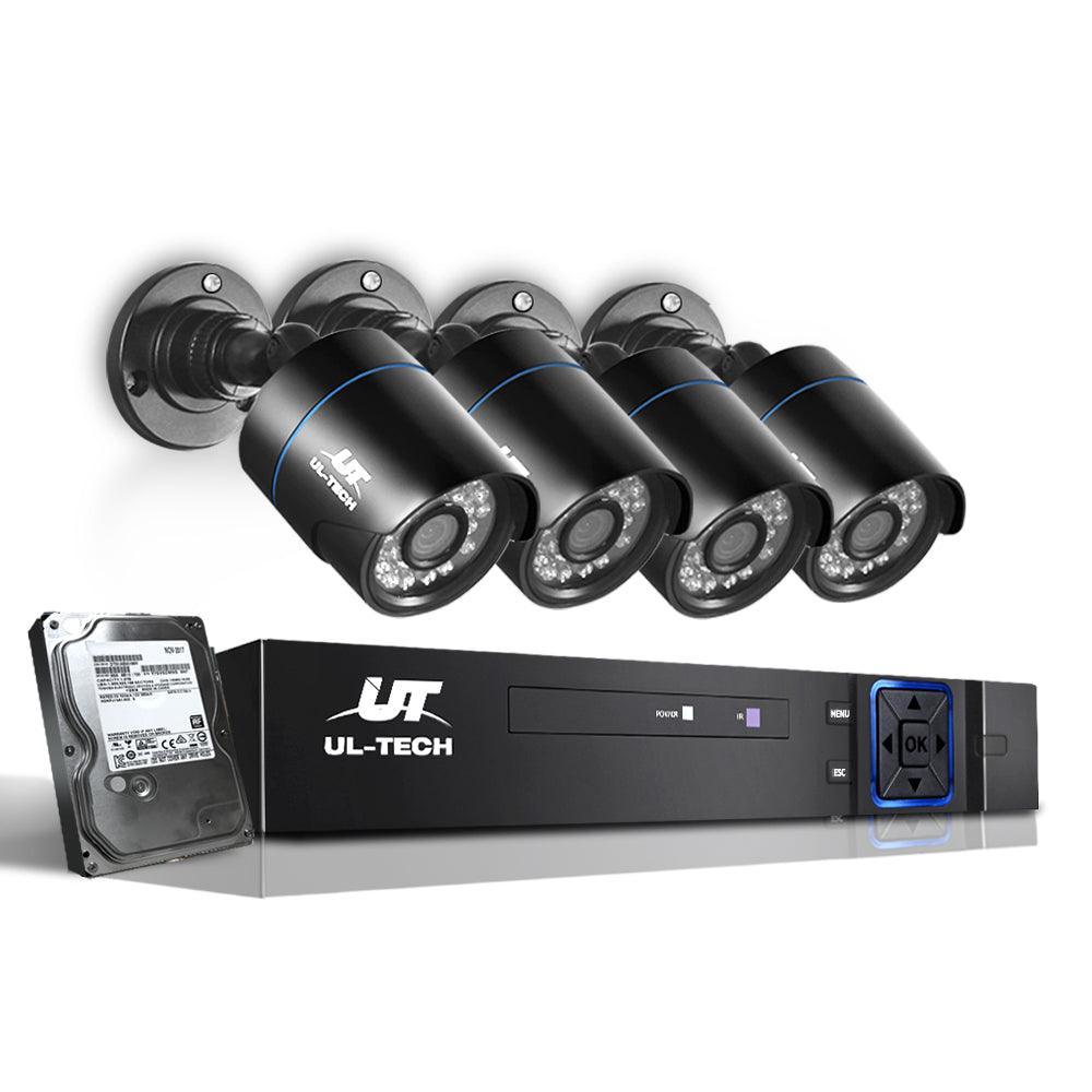 UL-Tech CCTV Security System 2TB 4CH DVR 1080P 4 Camera Sets - John Cootes