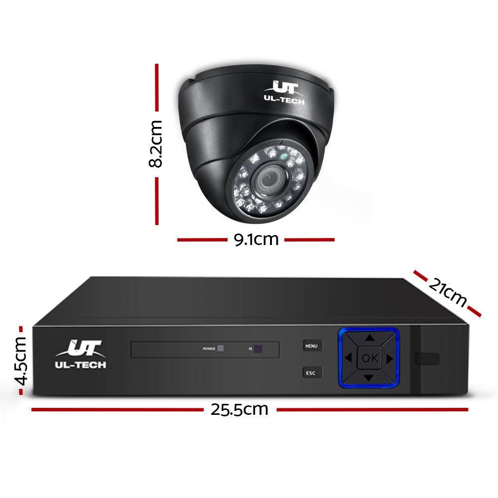 UL-Tech CCTV Security System 2TB 4CH DVR 1080P 4 Camera Sets - John Cootes