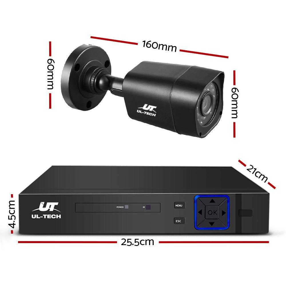 UL-Tech CCTV Security System 2TB 4CH DVR 1080P 4 Camera Sets - John Cootes