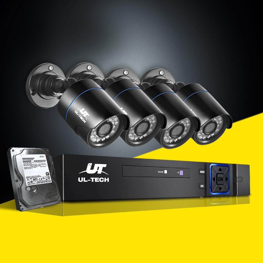 UL-Tech CCTV Security System 2TB 8CH DVR 1080P 4 Camera Sets - John Cootes