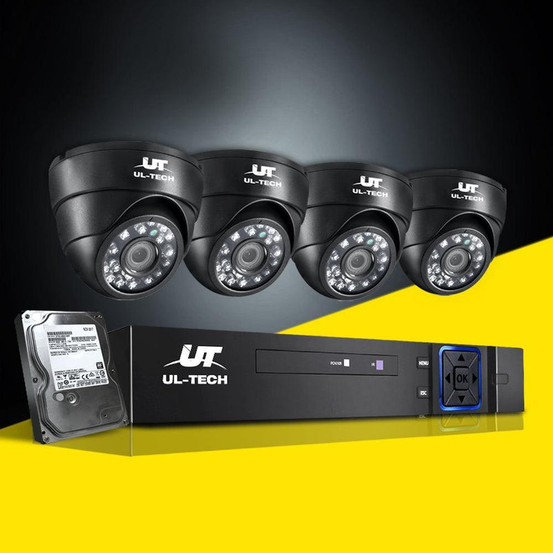 UL-Tech CCTV Security System 2TB 8CH DVR 1080P 4 Camera Sets - John Cootes