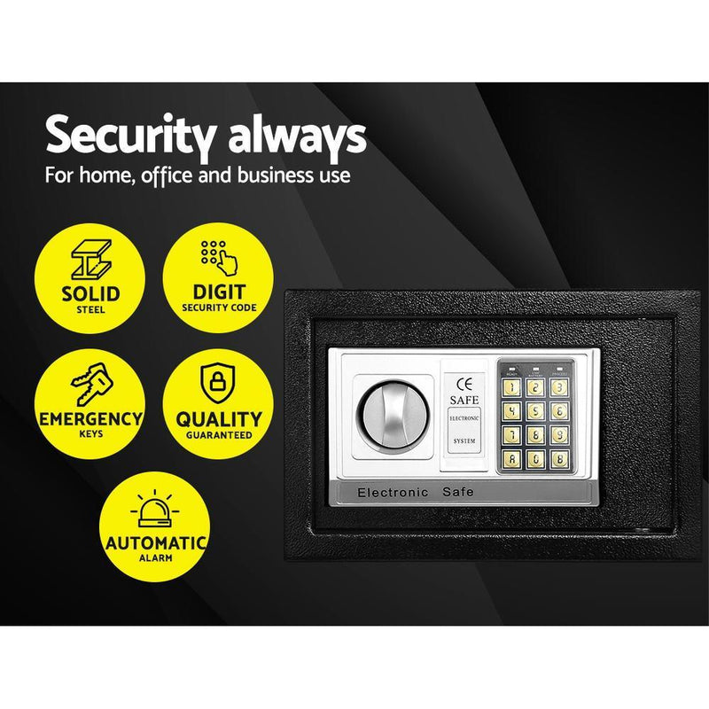 UL-TECH Electronic Safe Digital Security Box 8.5L - John Cootes