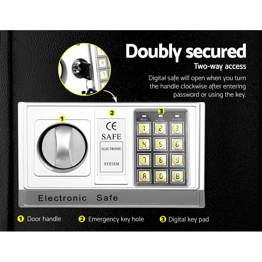 UL-TECH Electronic Safe Digital Security Box 8.5L - John Cootes