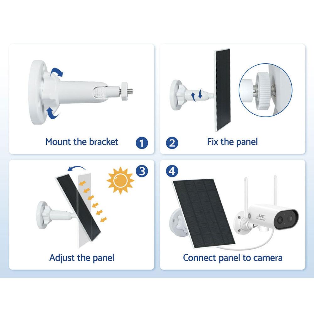 UL-tech Wireless IP Camera Solar Panel - John Cootes