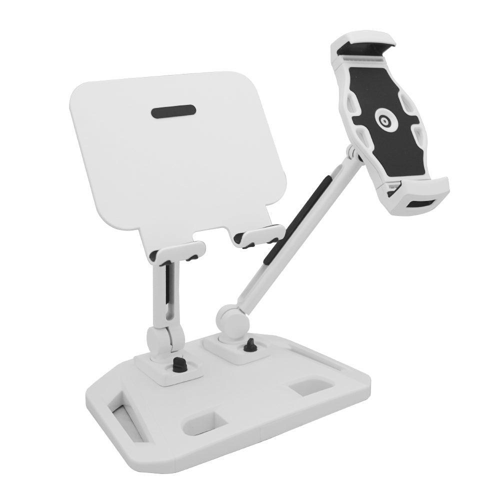 Universal and Adjustable Double Arm Stand Holder White - John Cootes