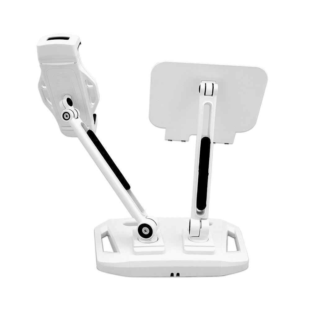 Universal and Adjustable Double Arm Stand Holder White - John Cootes