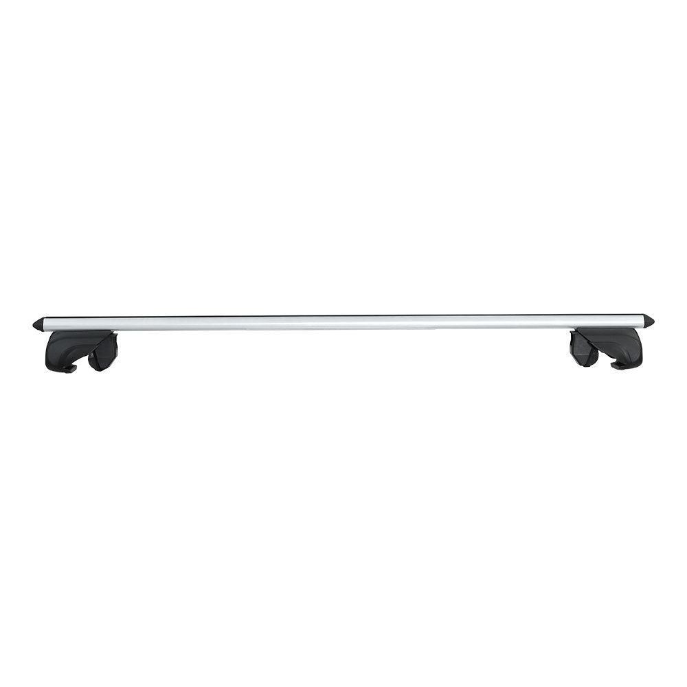 Universal Car Roof Rack Aluminium Cross Bars Adjustable 126cm Silver Upgraded - John Cootes