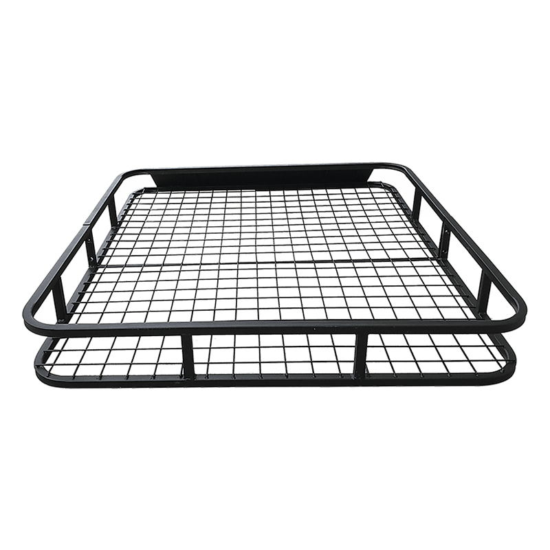 Universal Roof Rack Basket - Car Luggage Carrier Steel Cage Vehicle Cargo - John Cootes