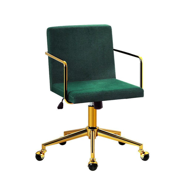 Velvet Office Chair Swivel Desk Chair Armchair Height Adjustable Computer Chairs - John Cootes