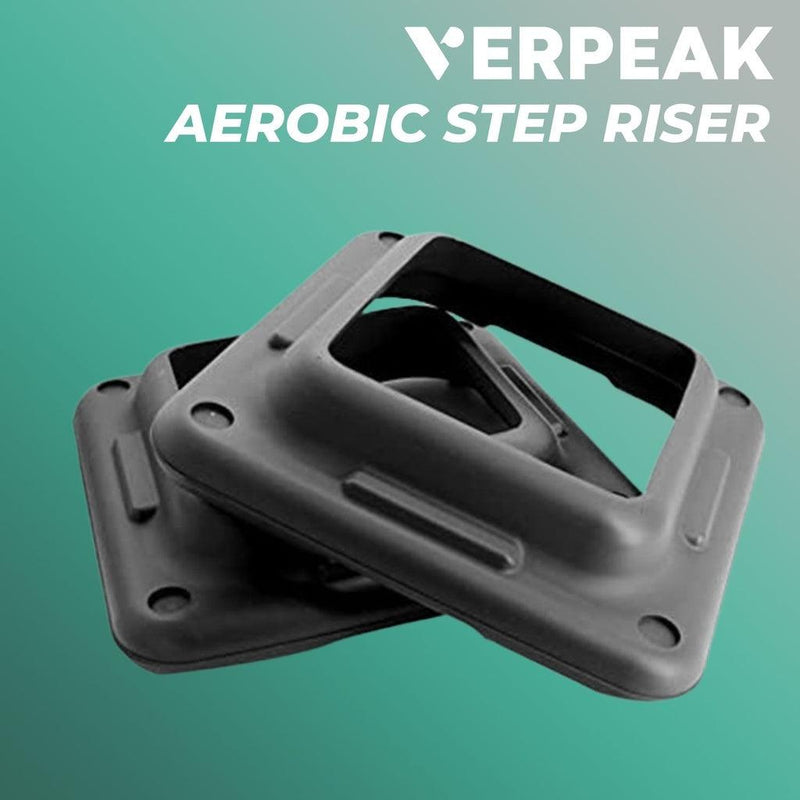 VERPEAK Aerobic Step Riser 4pcs Black VP-AS-109-AC - John Cootes