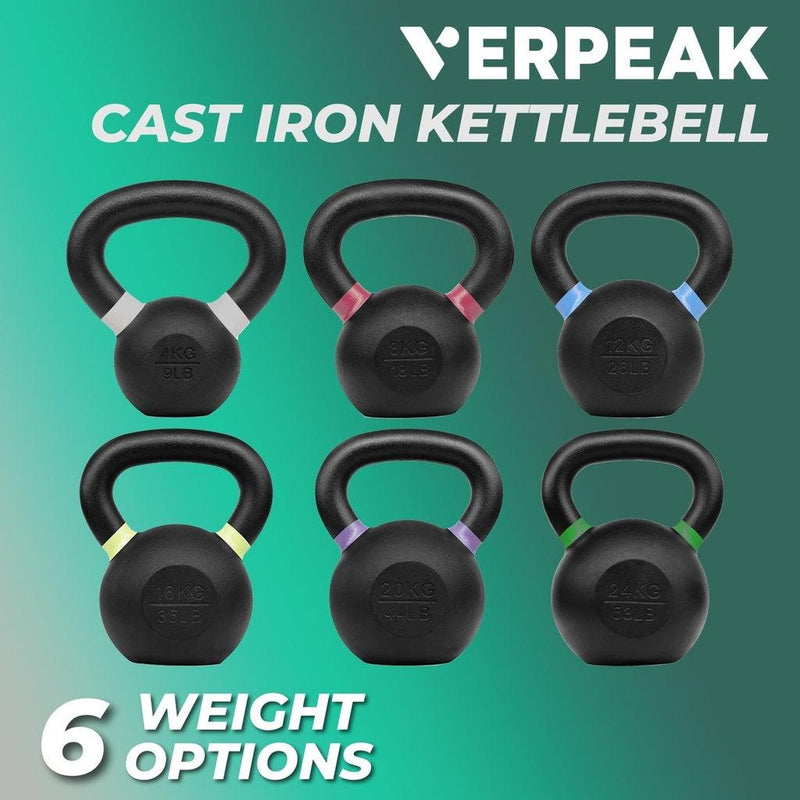 VERPEAK Cast Iron Kettlebell 4kg VP-KB-107-BU - John Cootes