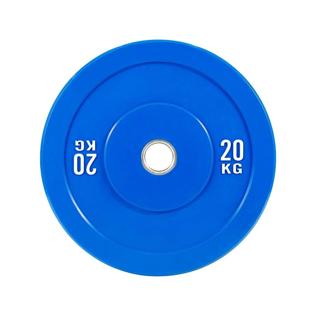 Verpeak Colour Bumper Plate 20KG Blue VP-WP-108-FP - John Cootes