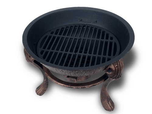 Vesuvius Firepit BBQ with Lid - John Cootes