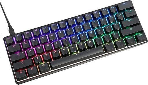 Vortex Poker 3 60% RGB Backlit 61 Keys Compact Mechanical Gaming Keyboard Cherry MX Brown Tactile Switch - John Cootes