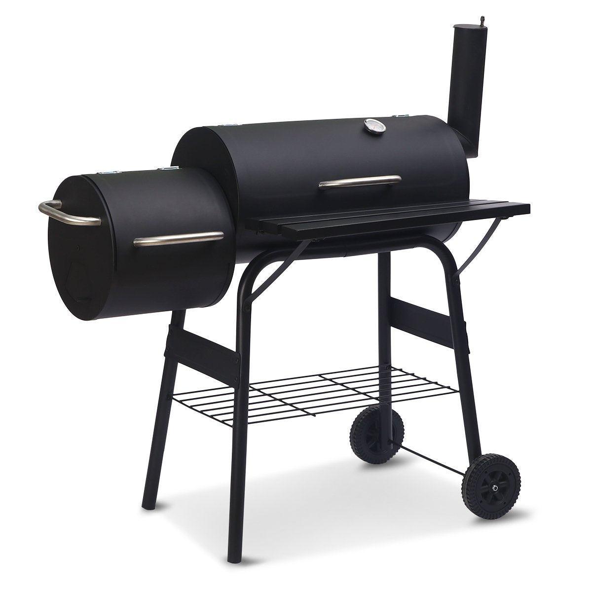 Wallaroo 2-in-1 Outdoor Barbecue Grill & Offset Smoker - John Cootes