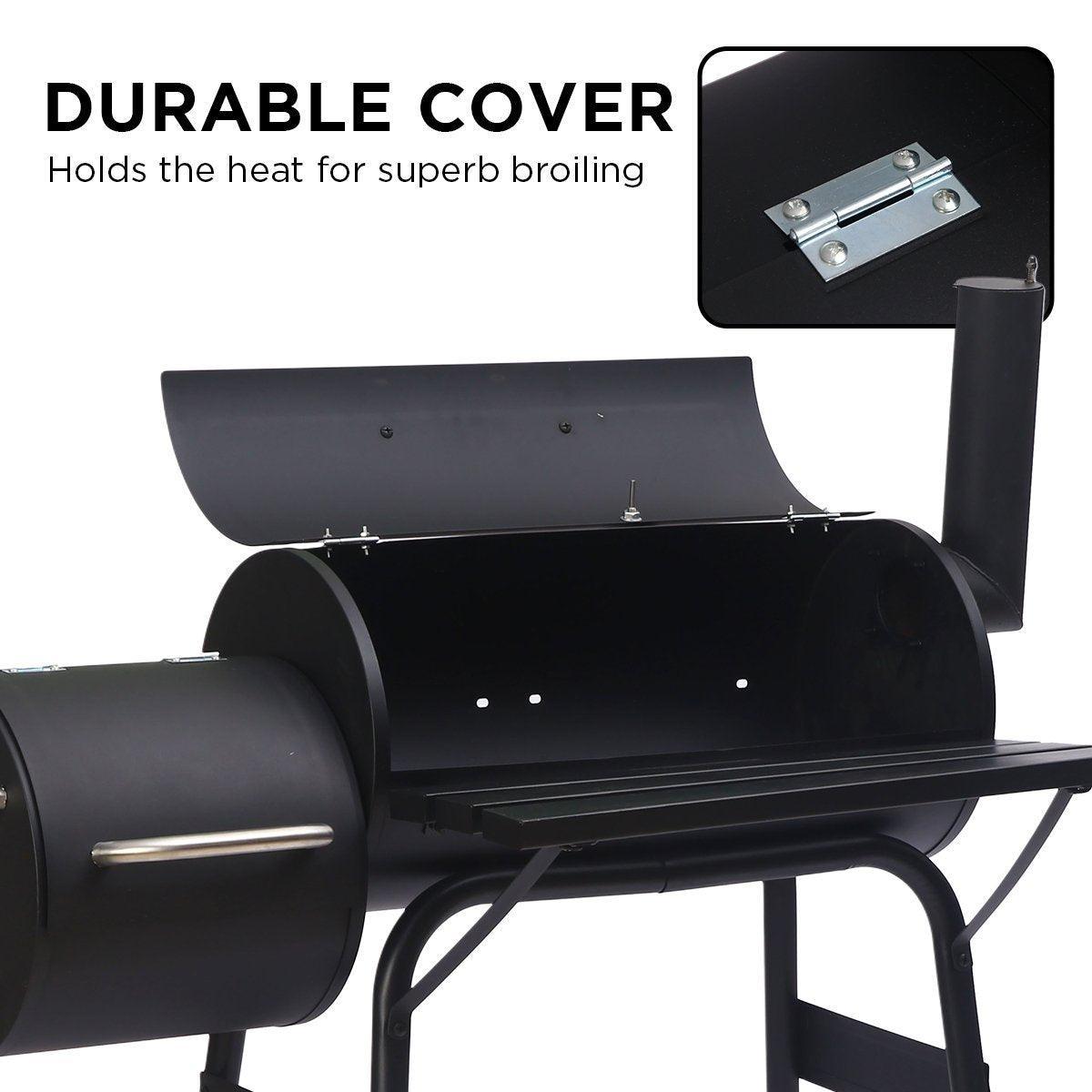 Wallaroo 2-in-1 Outdoor Barbecue Grill & Offset Smoker - John Cootes