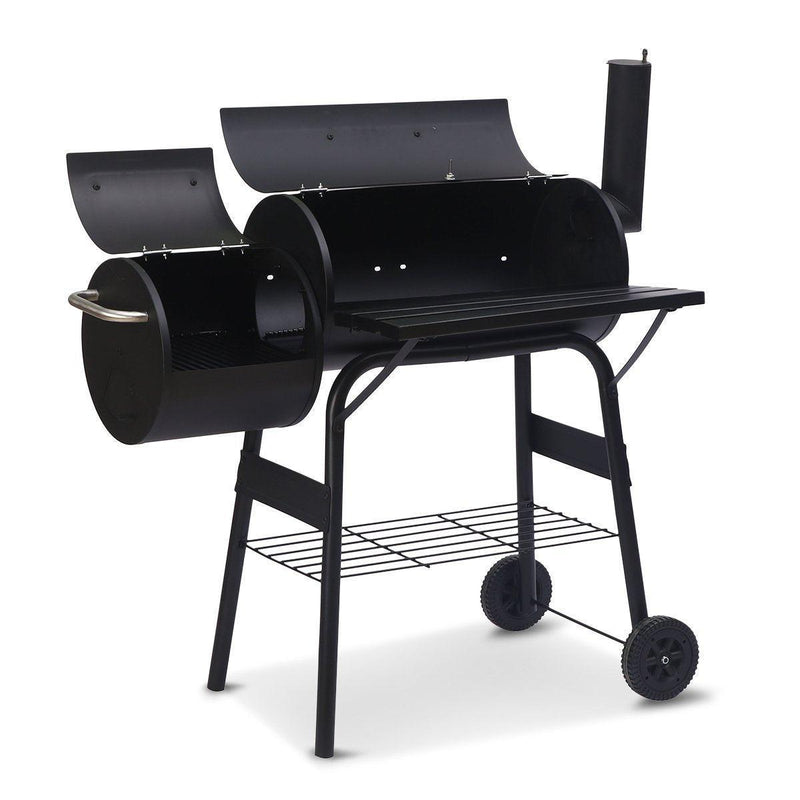 Wallaroo 2-in-1 Outdoor Barbecue Grill & Offset Smoker - John Cootes