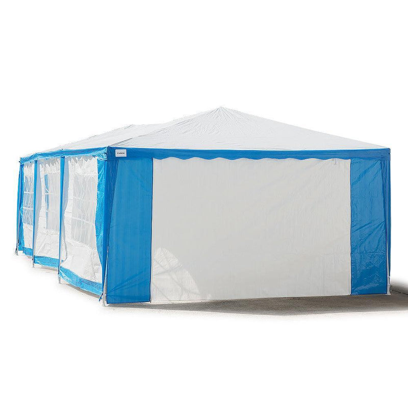Wallaroo 4x8 Outdoor Event Marquee Tent Blue-White - John Cootes