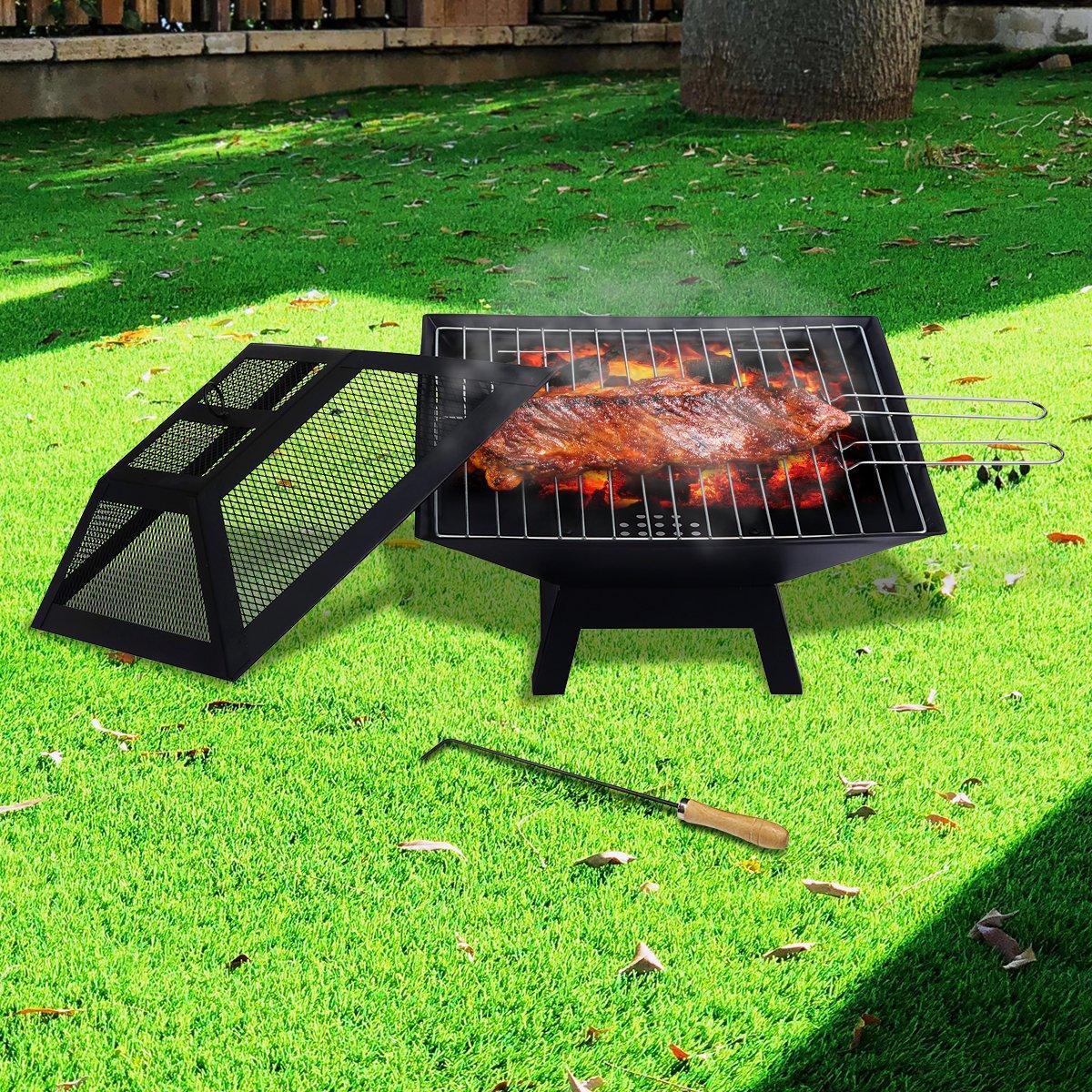 Wallaroo Outdoor Fire Pit for BBQ, Grilling, Cooking, Camping Portable - John Cootes