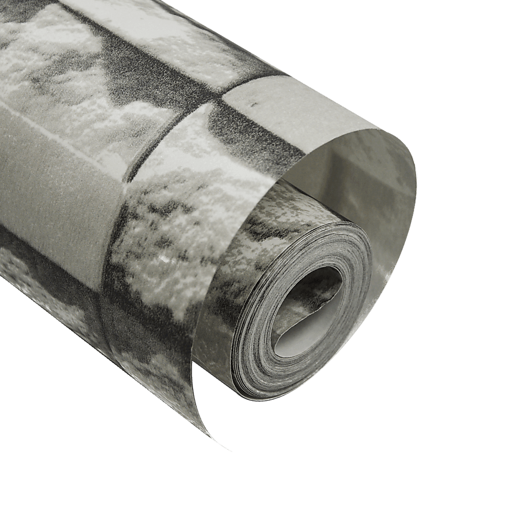 Wallpaper Brick Pattern 3D Textured Non-woven Wall Paper Roll - John Cootes