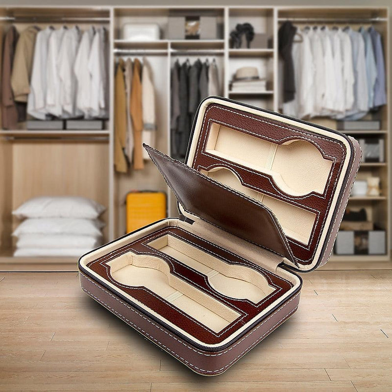 Watch Box Display Travel Case PU Leather - John Cootes