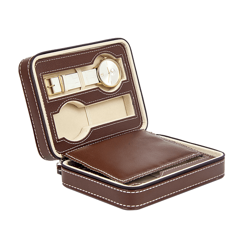 Watch Box Display Travel Case PU Leather - John Cootes