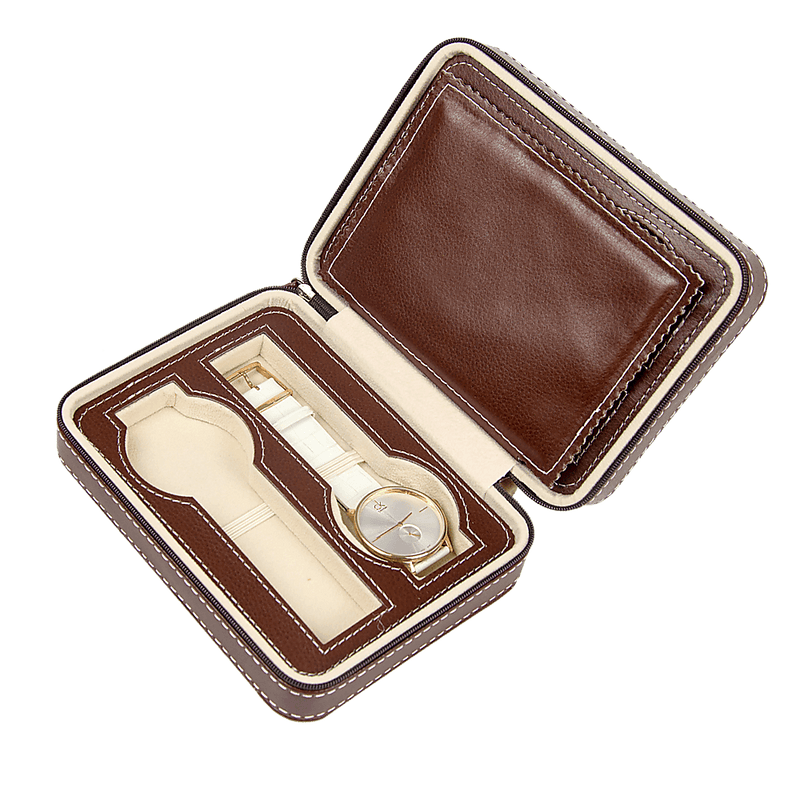 Watch Box Display Travel Case PU Leather - John Cootes