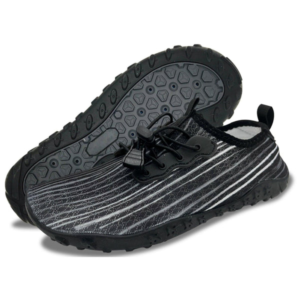 Water Shoes for Men and Women Soft Breathable Slip-on Aqua Shoes Aqua Socks for Swim Beach Pool Surf Yoga (Black Size US 10.5) - John Cootes