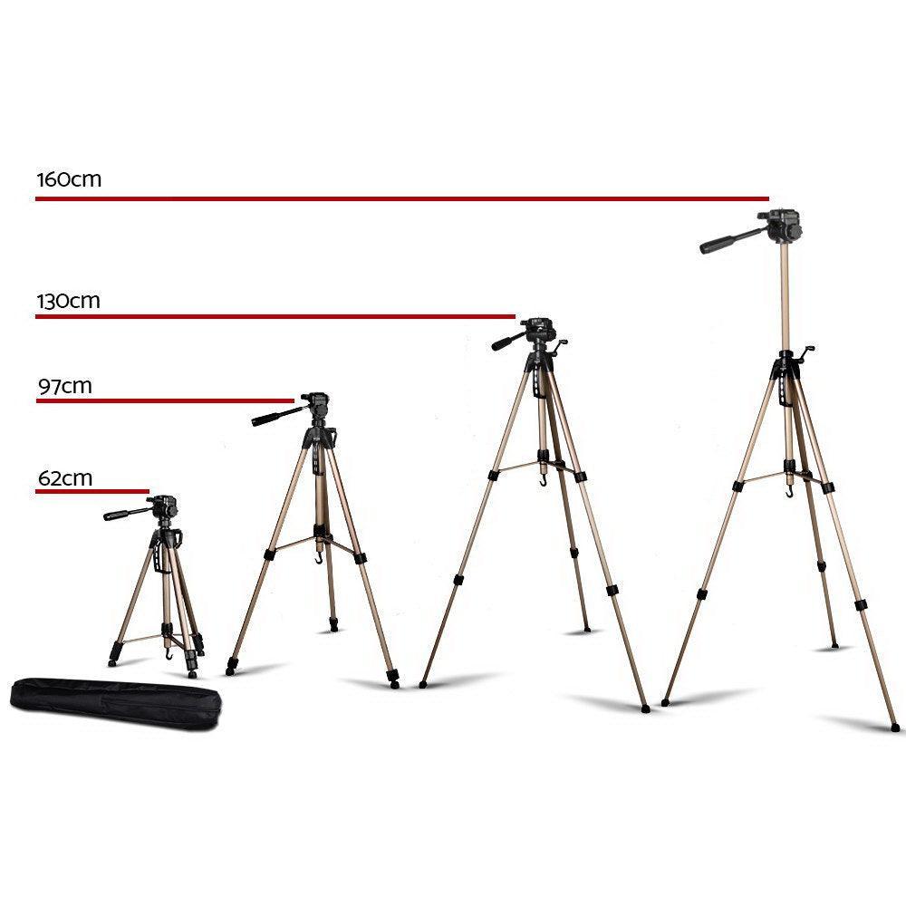 Weifeng Professional Camera Tripod Monopod Stand DSLR Pan Head Mount Flexible - John Cootes