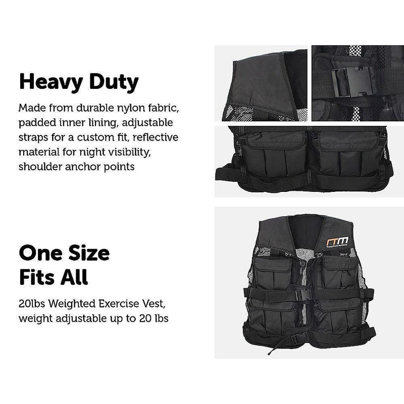 Weighted Vest - 20LBS - John Cootes