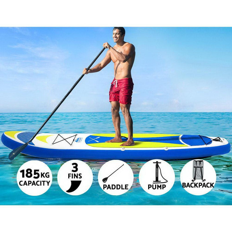 Weisshorn 11FT Stand Up Paddle Board Inflatable SUP Surfborads 15CM Thick - John Cootes