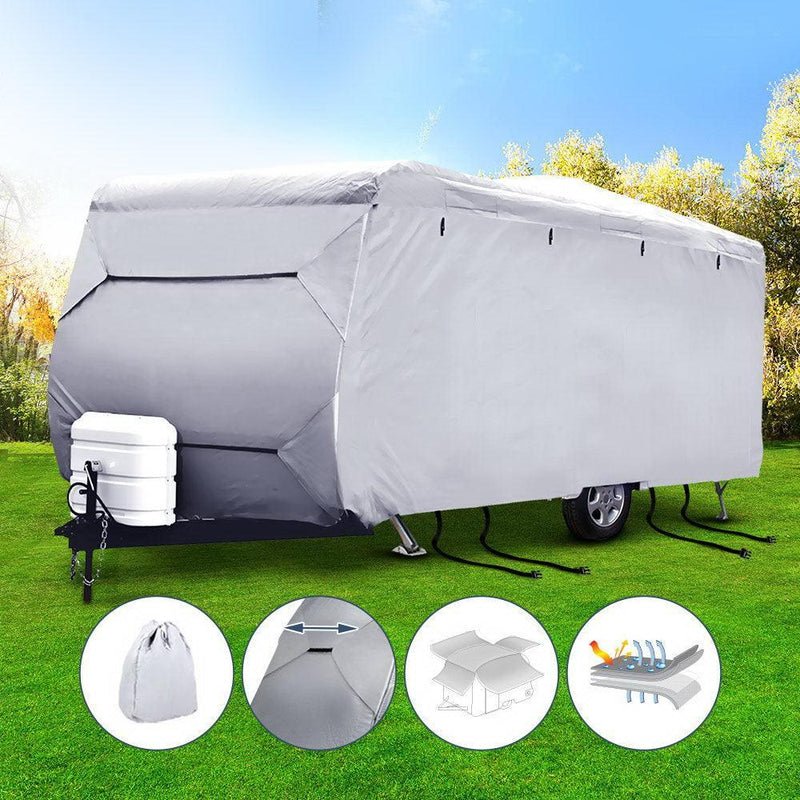Weisshorn 16-18ft Caravan Cover Campervan 4 Layer UV Water Resistant - John Cootes