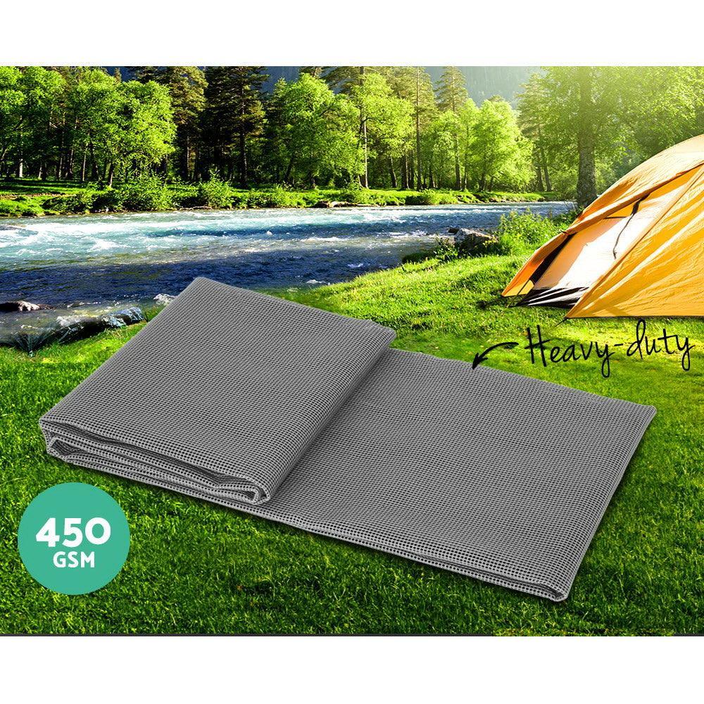 Weisshorn 3 X 2.5M Annex Floor Mat - Grey - John Cootes