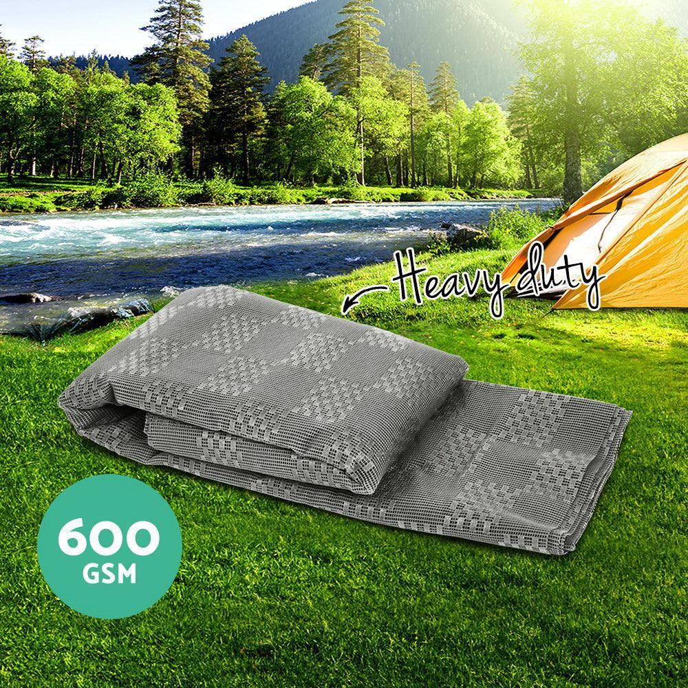 Weisshorn 4M X 2.5M Annex Matting 600 GSM Floor Mats Mesh Caravan Parks Annexes - John Cootes