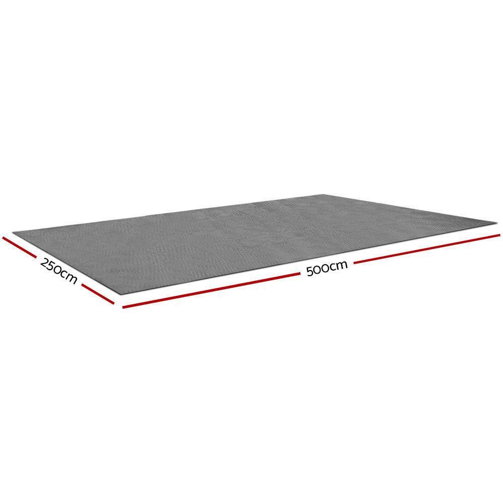 Weisshorn 5 X 2.5M Annex Floor Mat - Grey - John Cootes