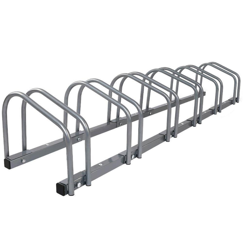 Weisshorn 6 Bike Stand Floor Bicycle Storage Silver - John Cootes