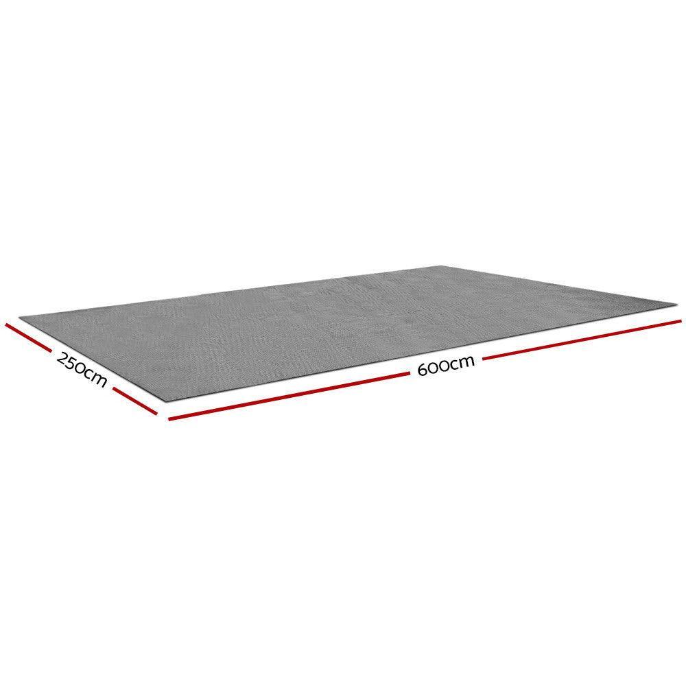 Weisshorn 6 X 2.5M Annex Floor Mat - Grey - John Cootes