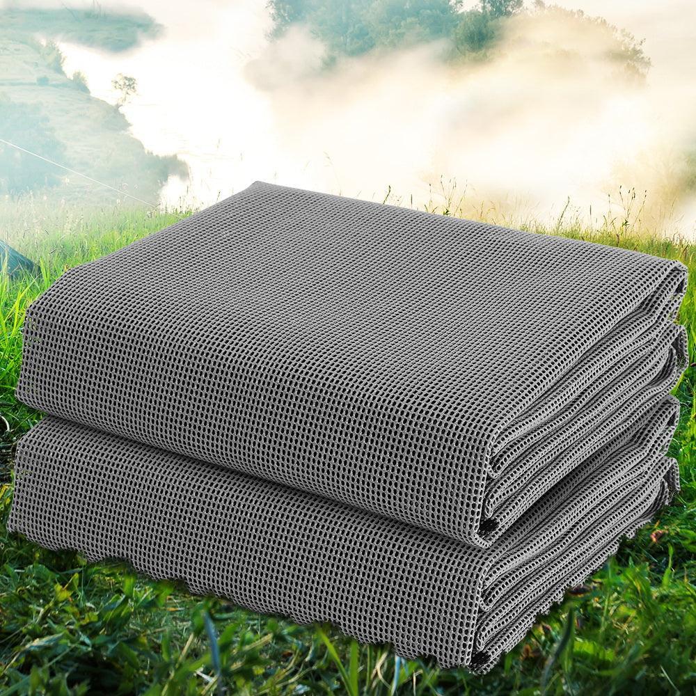 Weisshorn 6M Annex Matting Pack of 2x 3 x2.5m Floor Mats Mesh Camping Picnic - John Cootes