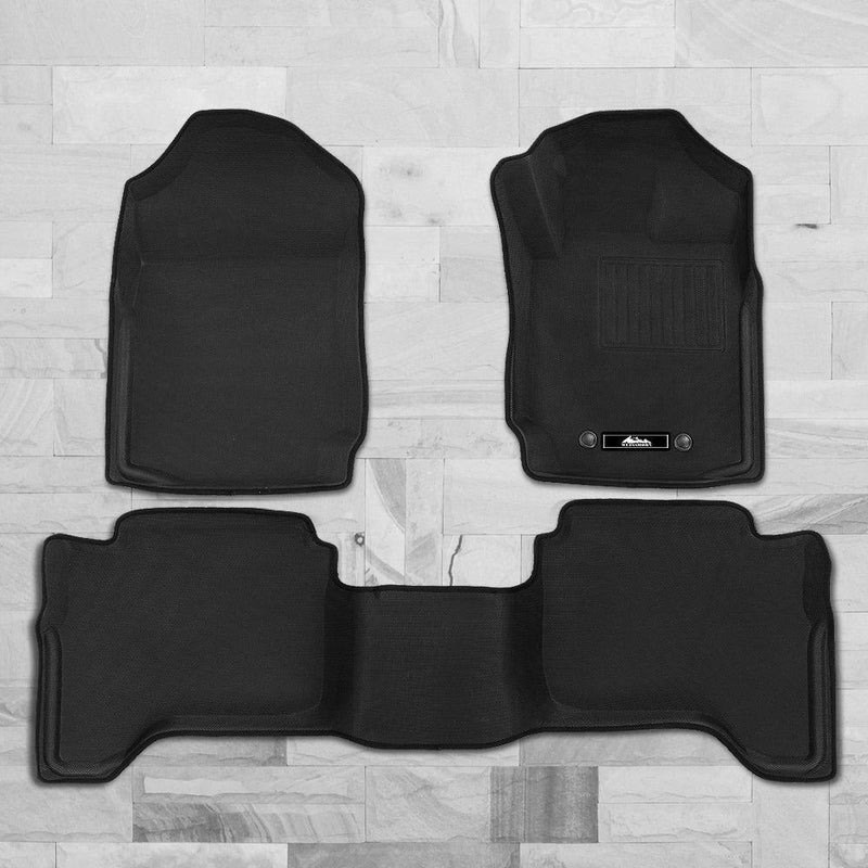 Weisshorn Car Floor Mats Rubber Fits Ford Ranger PX PX2 PX3 Dual Cab 2011-2022 3D - John Cootes