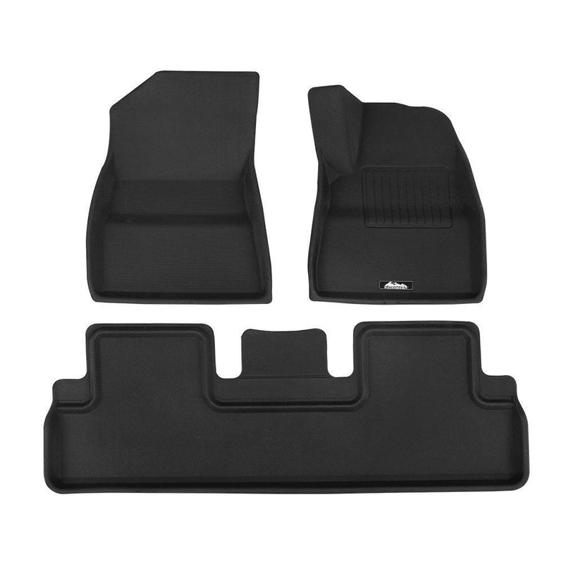 Weisshorn Car Rubber Floor Mats Front and Rear For Tesla Model 3 2021-2022 - John Cootes