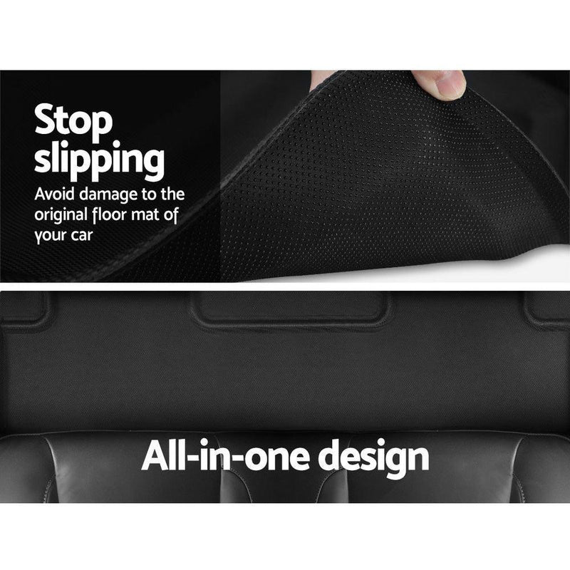 Weisshorn Car Rubber Floor Mats Front and Rear For Tesla Model 3 2021-2022 - John Cootes