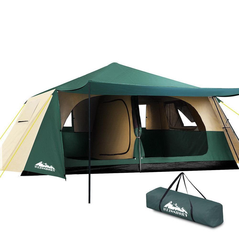 Weisshorn Instant Up 8 Person Family Camping Dome Tent - John Cootes