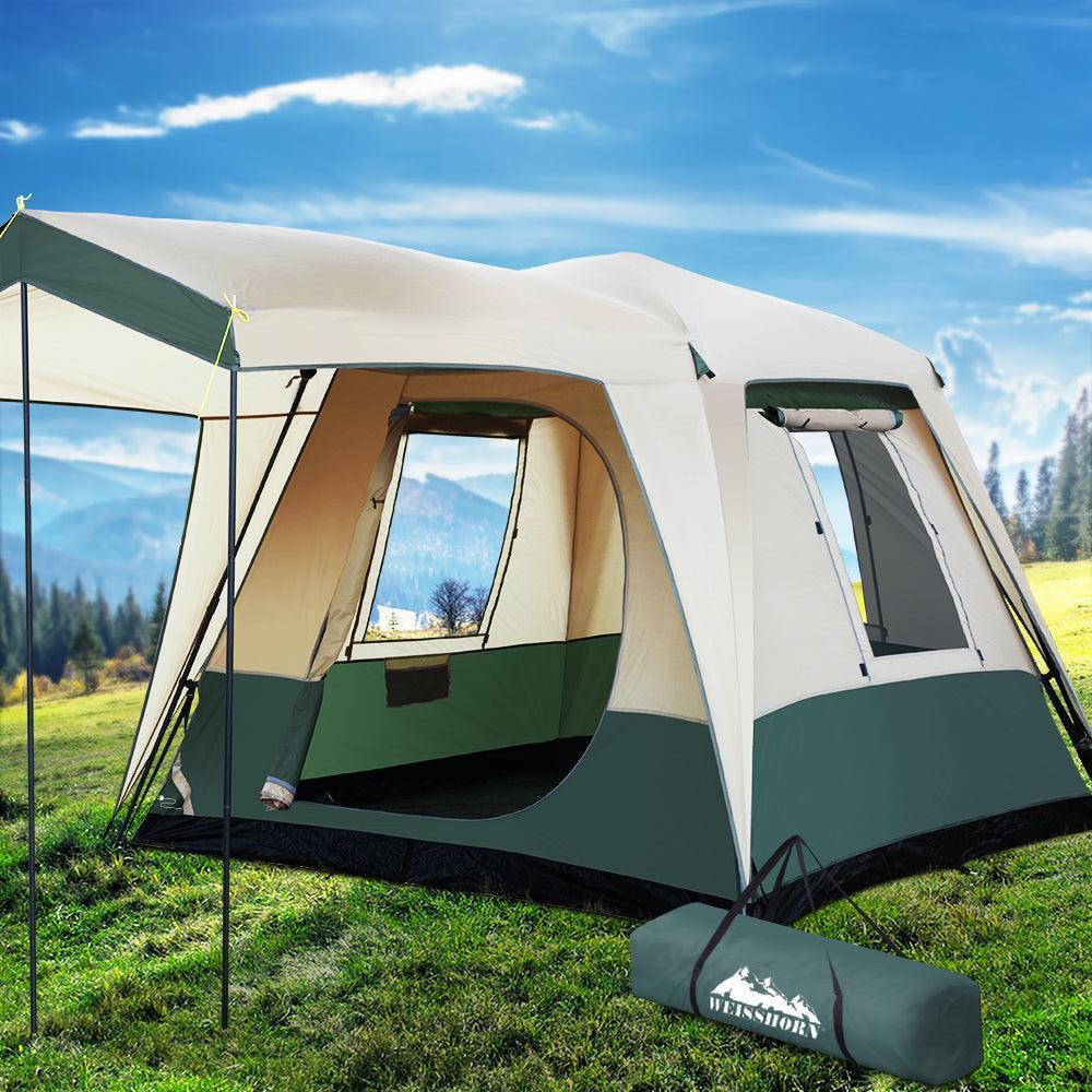 Weisshorn Instant Up Camping Tent 4 Person Pop up Tents Family Hiking Dome Camp - John Cootes